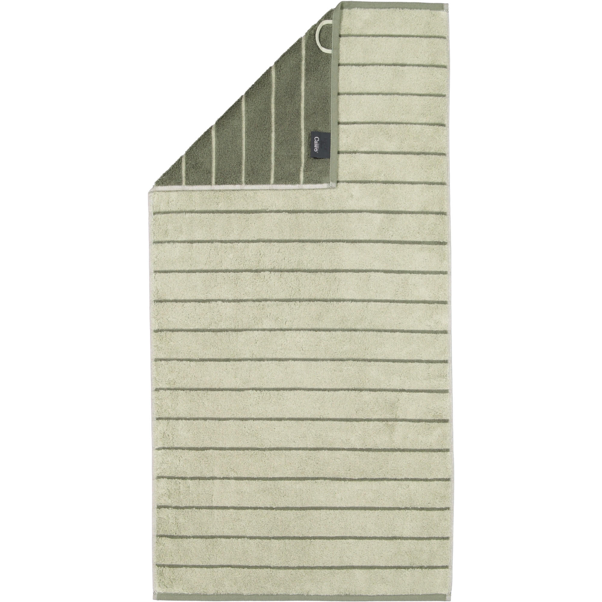 HANDTÜCHER BALANCE DOUBLEFACE 6232 WASABI - 44 - Grün, Textil (50/100cm) - Cawoe