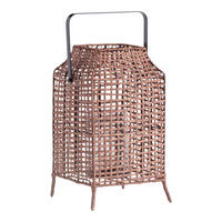 LATERNE Hana - Braun, Naturmaterialien (20/36/20cm) - home&you