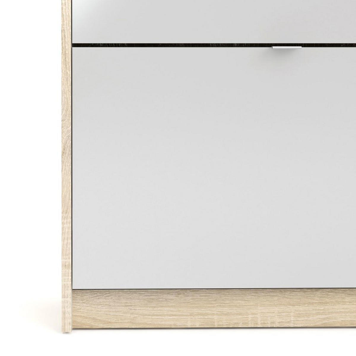 SCHUHKIPPER Eiche Dekor - Eichefarben, Holzwerkstoff (99/162/24cm) - ebuy24