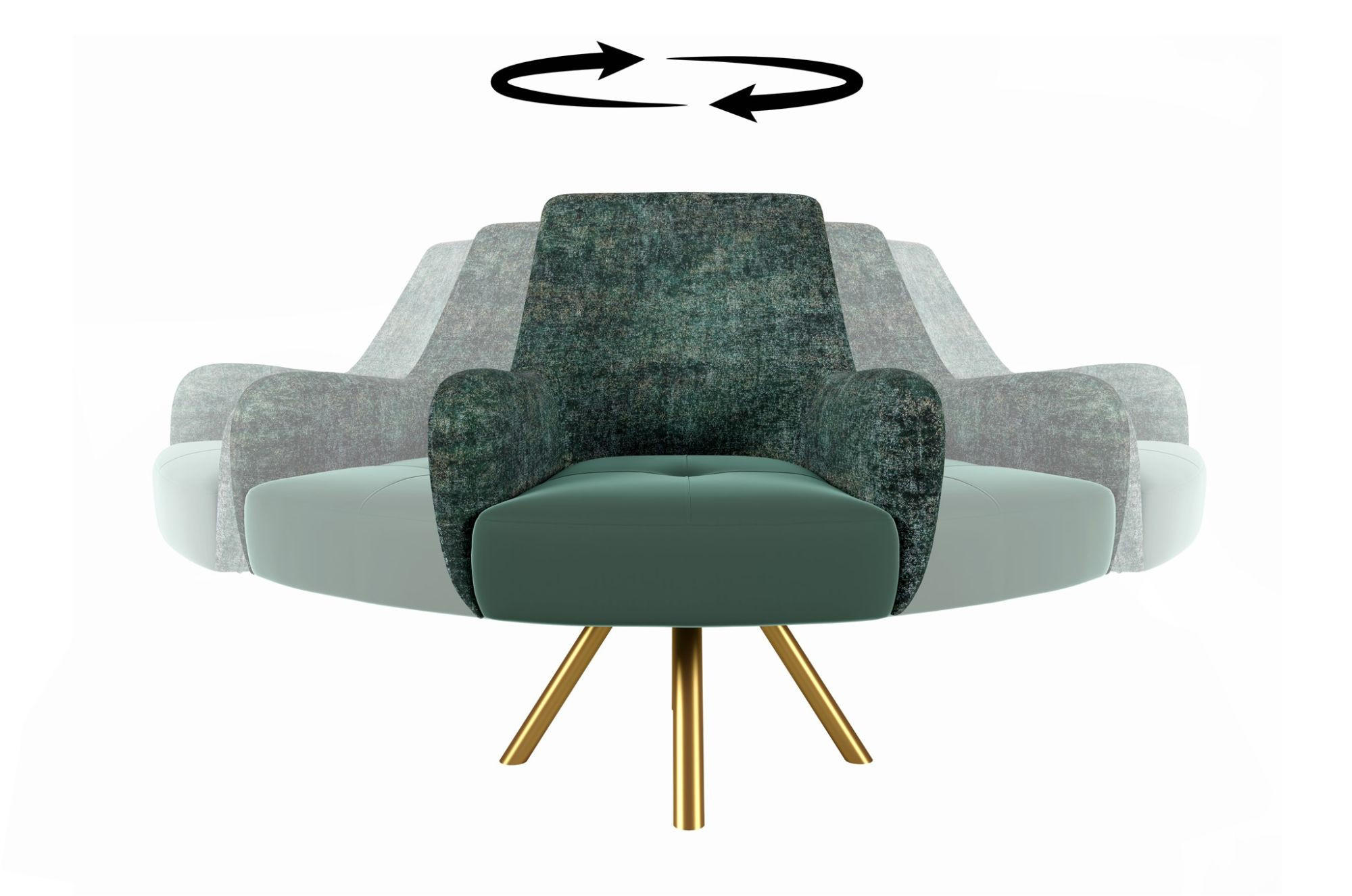 Thumbnail - Fun Möbel Sessel, Altrosa, Textil, 74x100x92 cm, Wohnzimmer, Sessel, Polstersessel