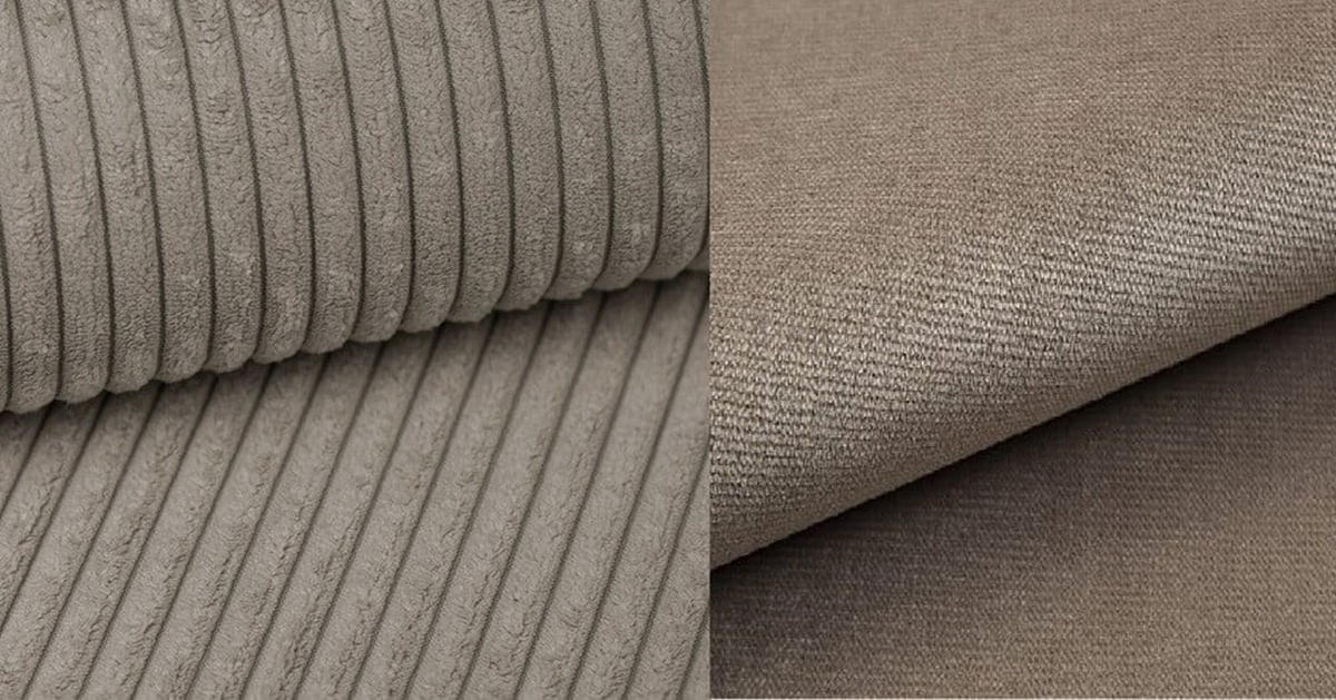SCHLAFSOFA OSLO, Sofa mit Schlaffunktion und Bettkasten, Farbe: Beige, Cordstoff - Beige, Textil (200/90/91cm) - Sepro Meble