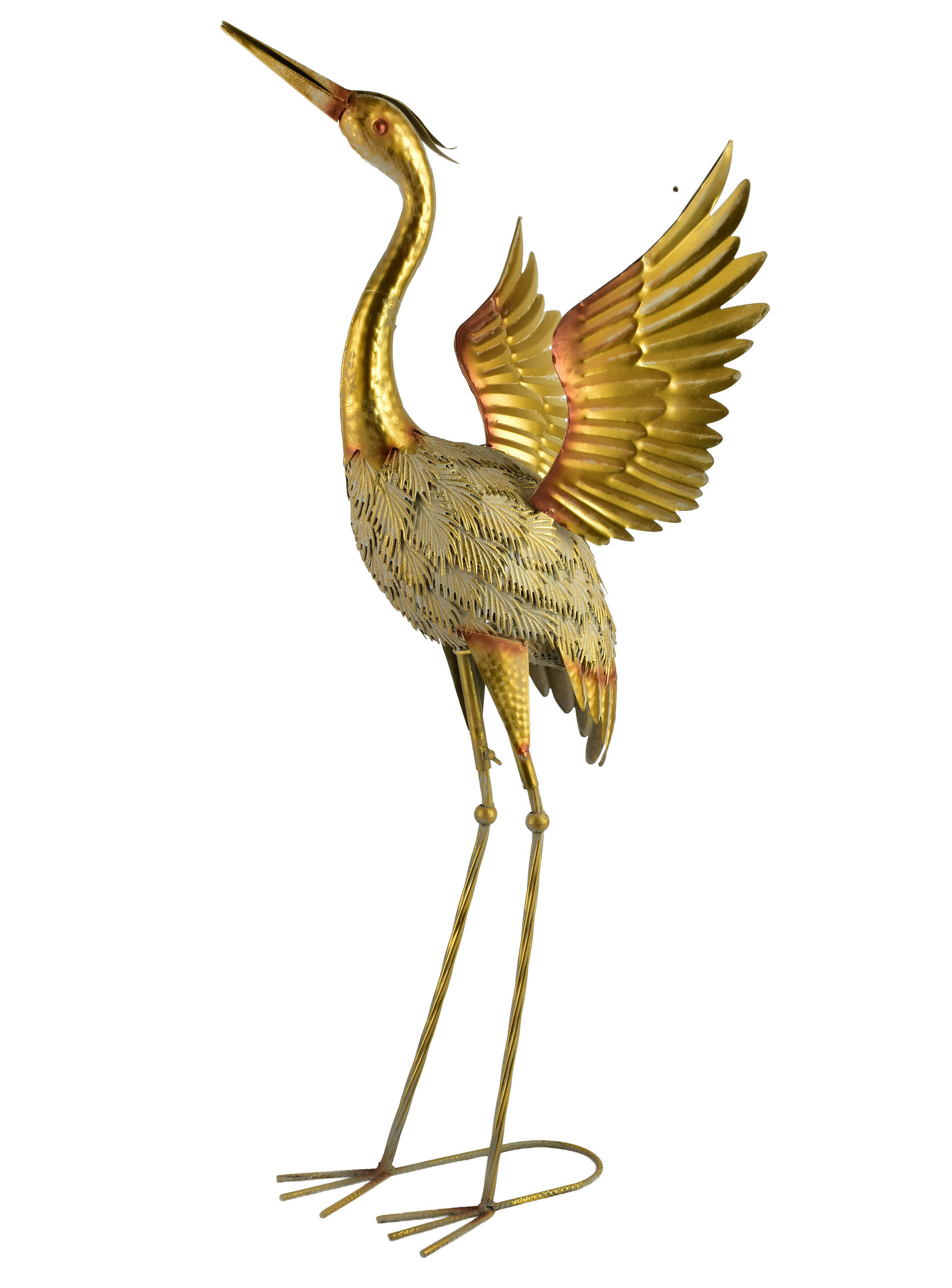 FIGUR Cedric 45,5/38/95cm Gold Metall - Goldfarben, Metall (28/50/69cm) - Mondex