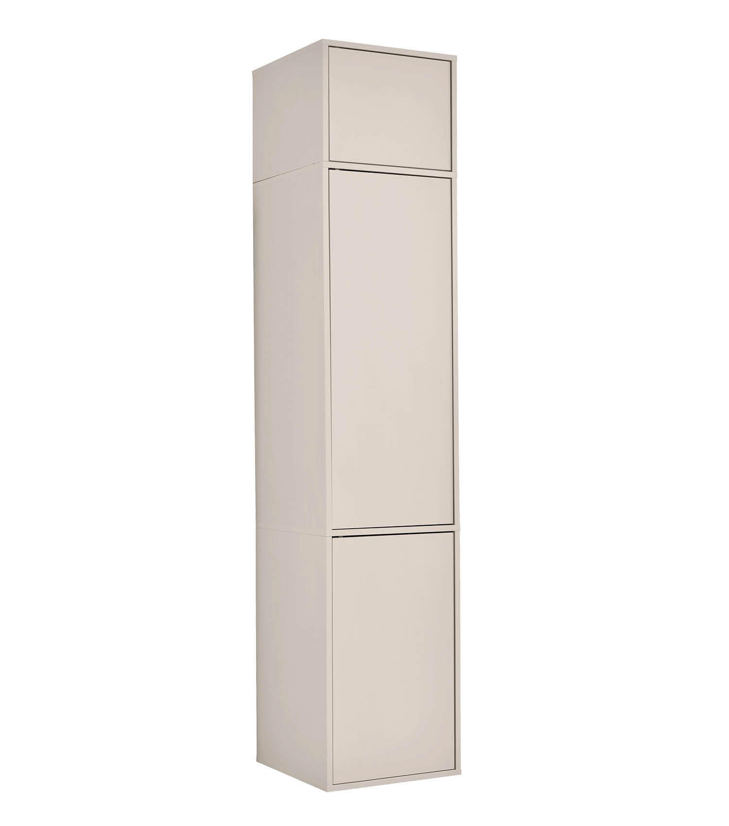 KLEIDERSCHRANK Der Robe - Beige, Holzwerkstoff (47/234/58cm) - Mokebo