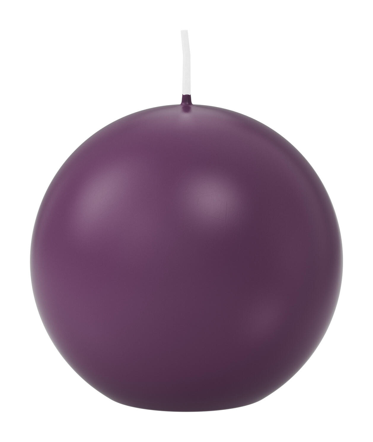 KUGELKERZEN Brombeere Ø 80 mm, 6 Stück - Brombeere, Paraffin (8/8/8cm) - Wiedemann Kerzen