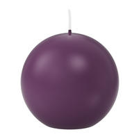 KUGELKERZEN Brombeere Ø 80 mm, 6 Stück - Brombeere, Paraffin (8/8/8cm) - Wiedemann Kerzen