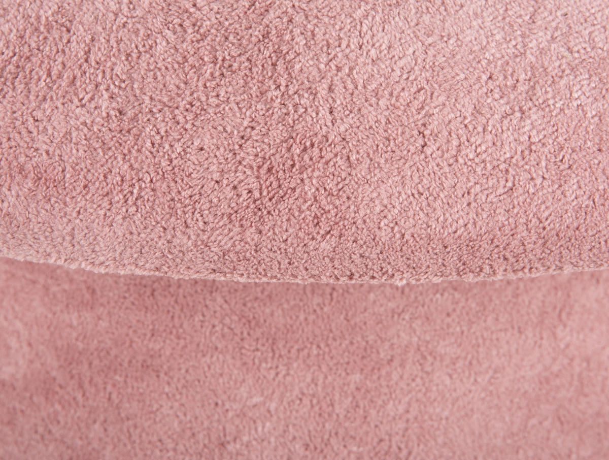 HOCKER Mushroom 39.5/39.5/37 cm - Pink, Textil (39.5/37/39.5cm) - Leitmotiv