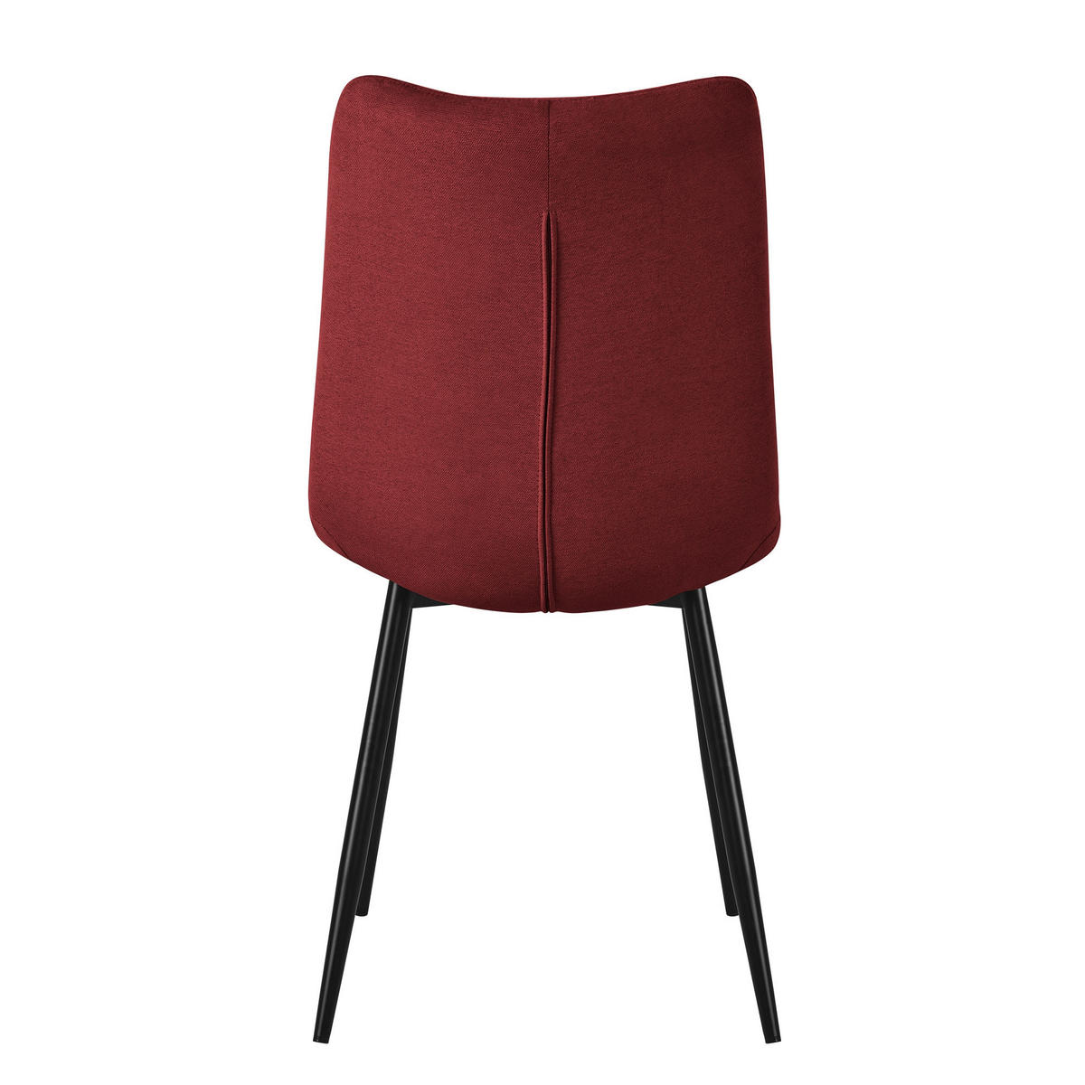 ESSZIMMERSTUHL 6er Set - Rot, Metall (49/89/60.5cm) - ML-DESIGN