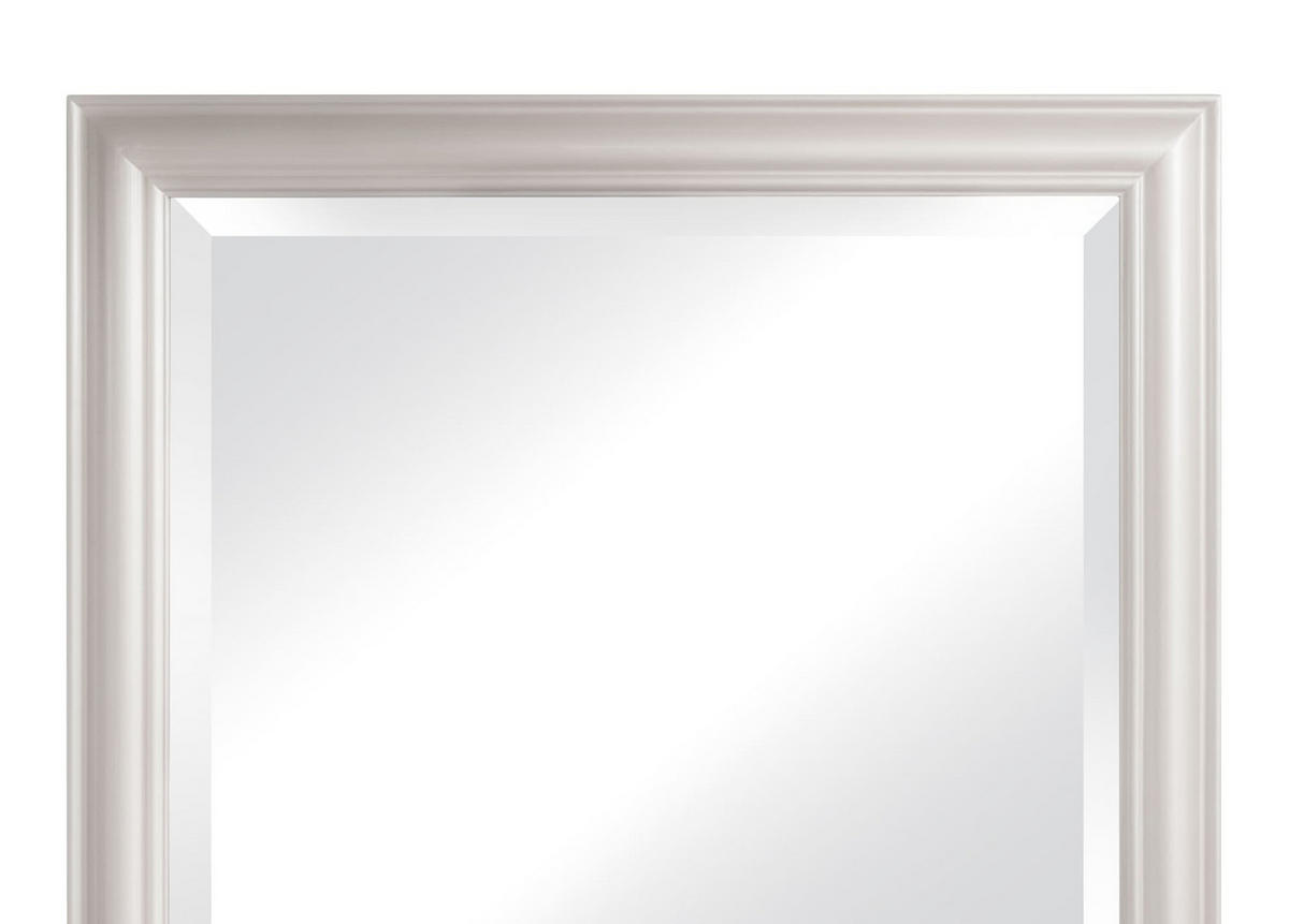 WANDSPIEGEL XL 180x80 cm, Weiß, Holz - Weiß, Holz (80/180/80cm) - dasmöbelwerk