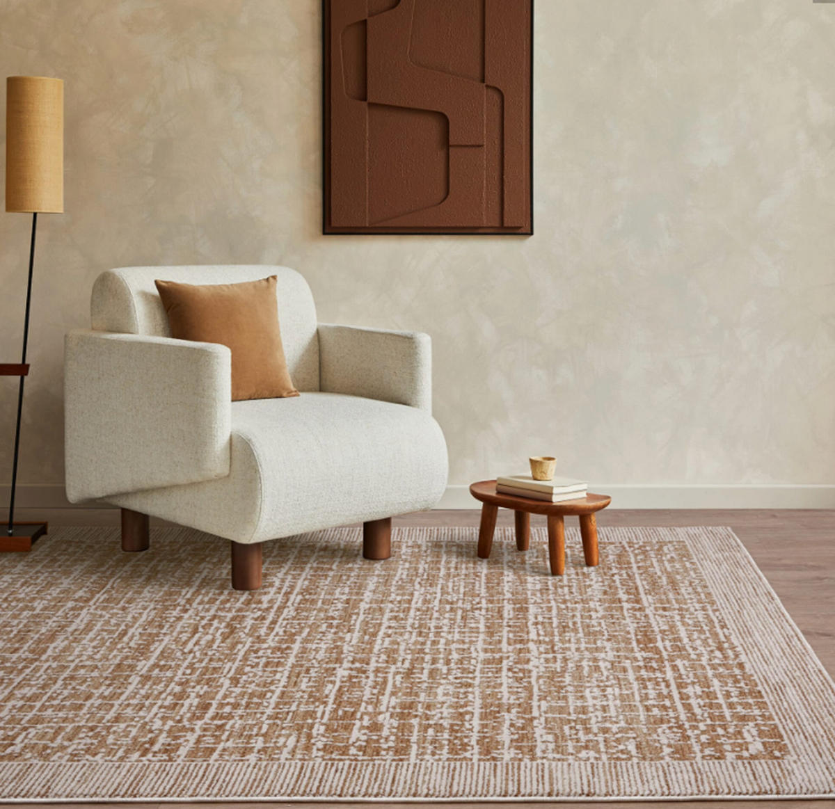 TEPPICH modern Flachgewebe CRISS Orange 200 x 300 cm - Orange, Textil (200/300cm) - Novatrend