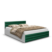 BETT Grün ALDO 3 Mit Bettkasten Und Gepolsterten Paneelen 160x200 cm - Grün, Textil (160/200cm) - Sepro Meble