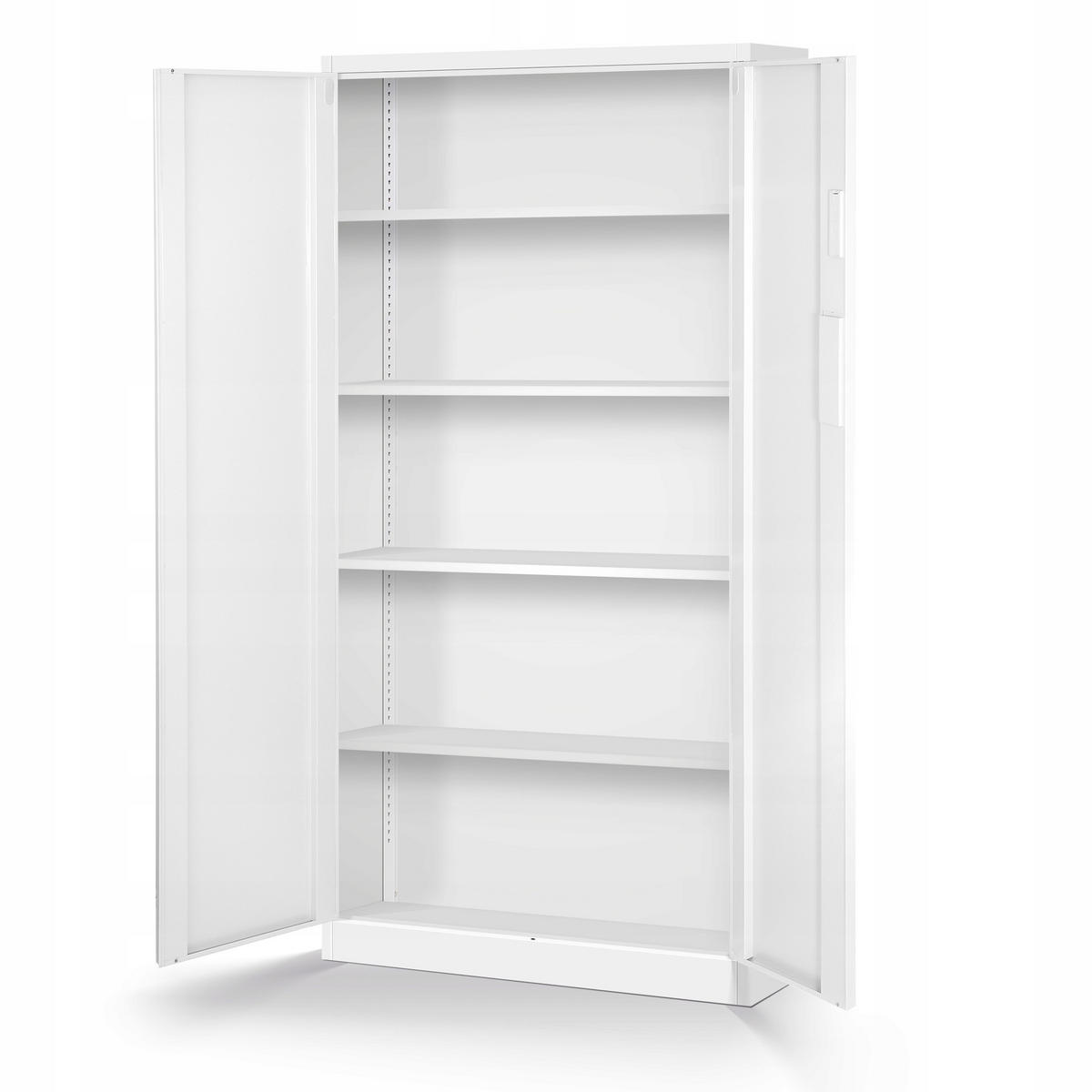 AKTENSCHRANK Daniel - Weiß, Metall (90/185/40cm) - Jan Nowak