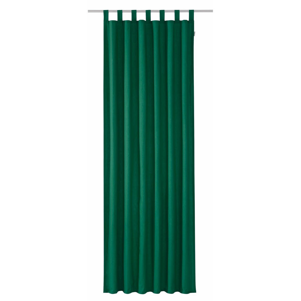 SCHLAUFENVORHANG IM UNI DESIGN DOVE Blickdicht - Ulmefarben, Textil (140/0.5/255cm) - Tom Tailor