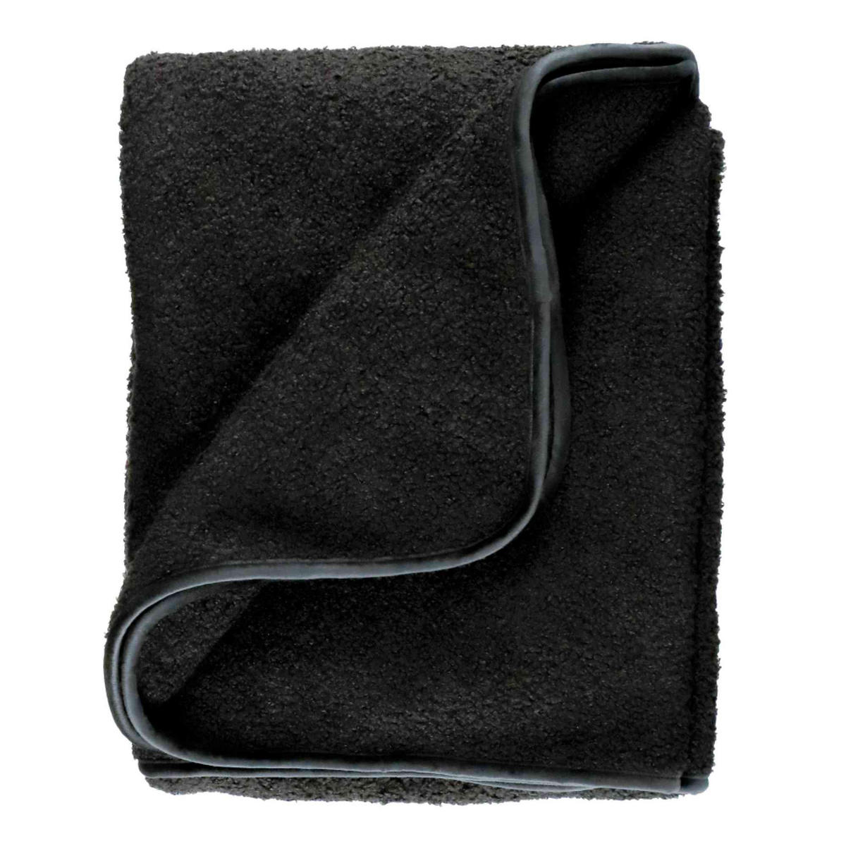 KUSCHELDECKE CUTE - Schwarz, Textil (130/170cm) - Esprit