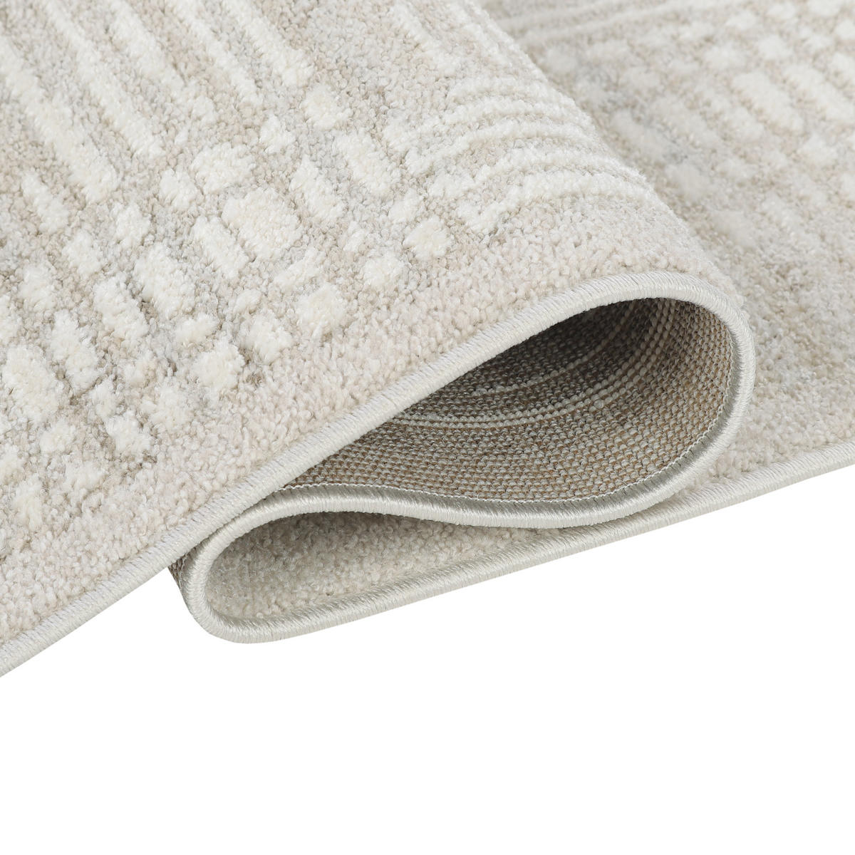 TEPPICH TREND Creme 120/170 cm - Creme, Textil (120/170cm) - Tapiso