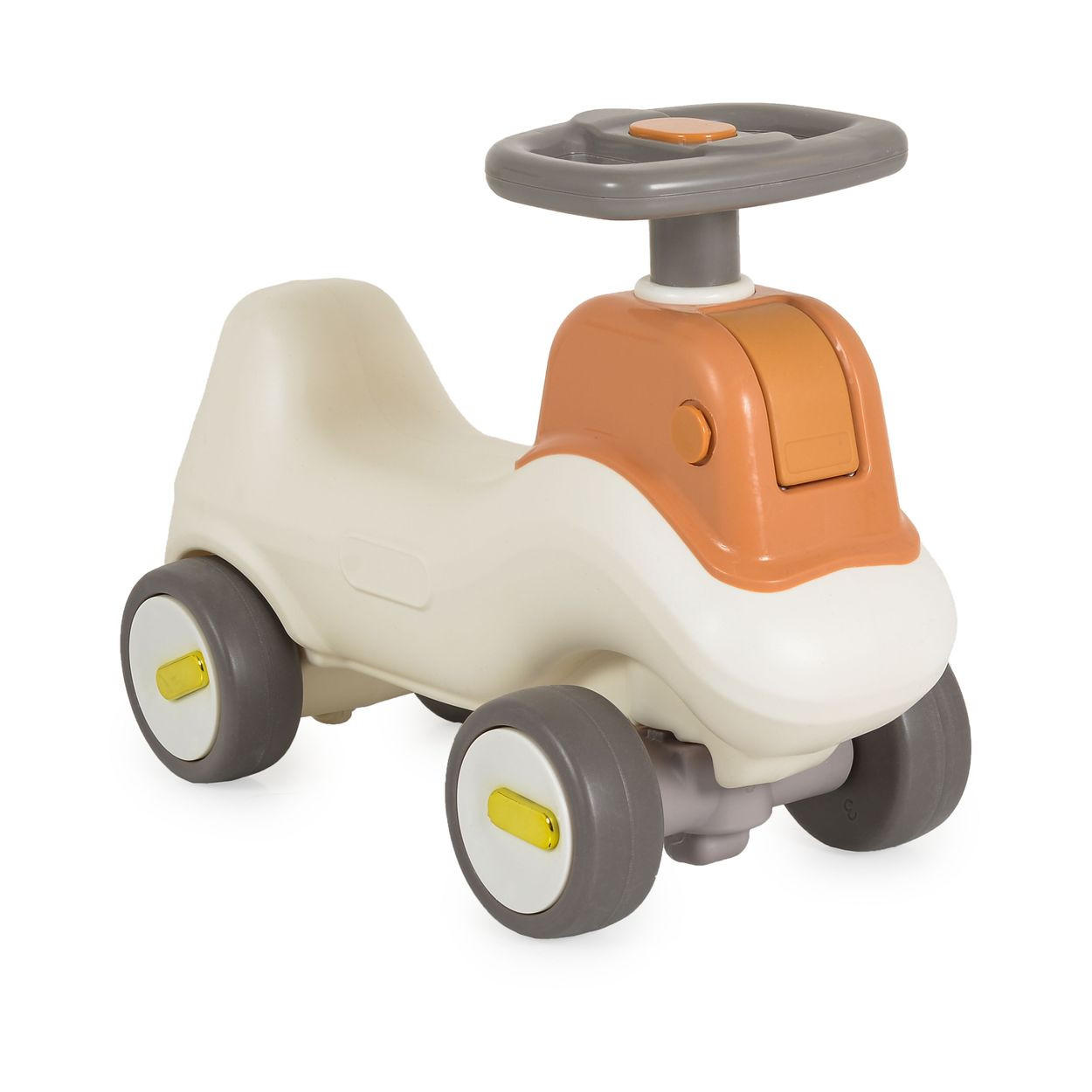 RUTSCHFAHRZEUGE Bumpy 3 in 1 grau Bagger Schaufel Schaukelfunktion Schiebeauto - Grau, Kunststoff (70/30/53cm) - Moni