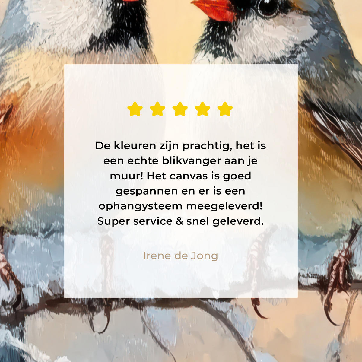 LEINWANDBILD Vögel - Zweig - Winter - Schnee Wandbild Wohnzimmer 60x80 cm - Pastellblau, Textil (60/80cm) - MuchoWow