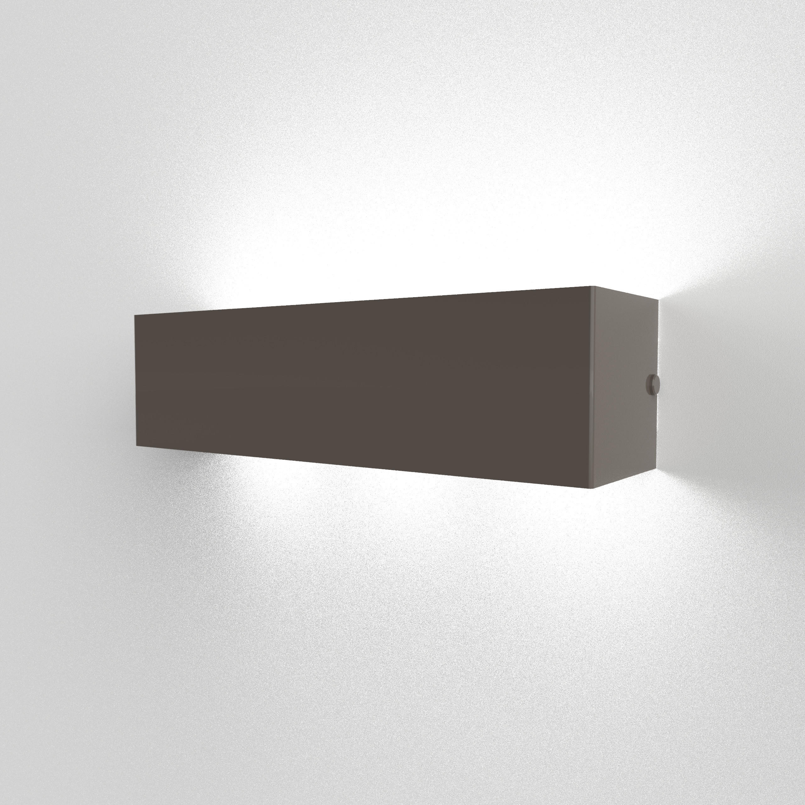 Lumicom Wandleuchte Graubraun 45x10x10 cm
