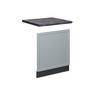 FRONTBLENDE Fame-Line Hellblau-grau 60 cm, AP Anthrazit - Anthrazit/Blaugrau, Holzwerkstoff (60/67.4/1.6cm) - Vicco