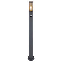 LED STEHLEUCHTE BOSTON Anthrazit Edelstahl - Anthrazit, Metall (12.7/12.7/110cm) - Globo Lighting
