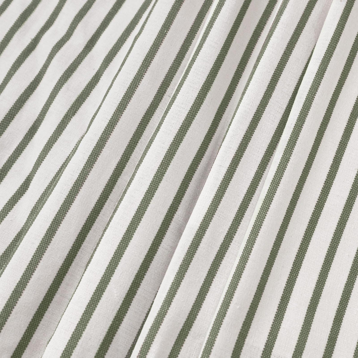 DUSCHVORHANG Grün Leinen Polyester Stil 183 x 183 cm fürs Badezimmer - Grün, Textil (183/183cm) - MCBOSON