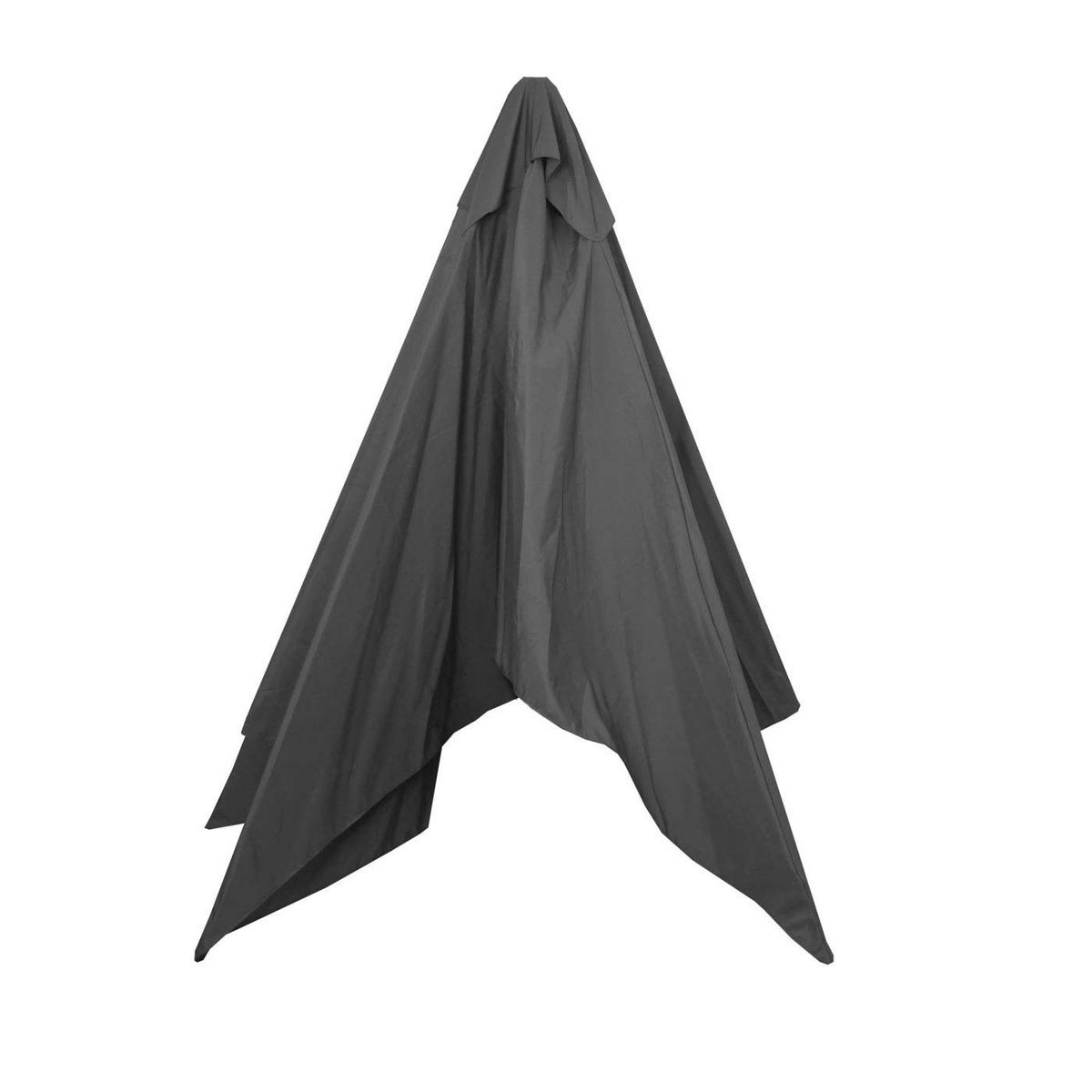 ERSATZ-BEZUG FÜR SCHIRM Anthrazit - Anthrazit, Textil (390/290cm) - MCW