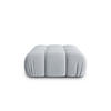 POUF Bellis aus Samt hellblau - Hellblau, Textil (94/39/94cm) - Micadoni
