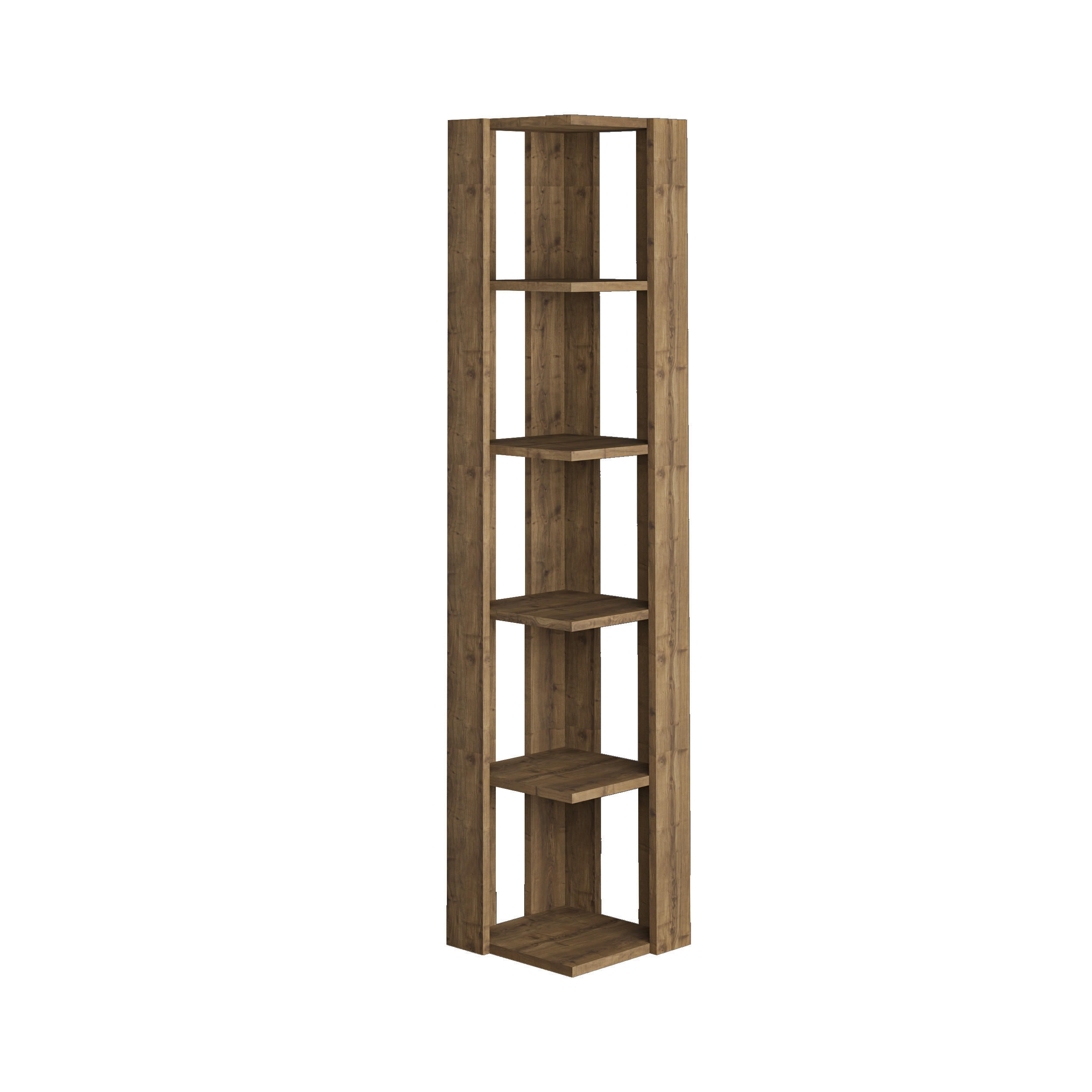 Decortie Eck Walnuss 34x160.8x34 cm