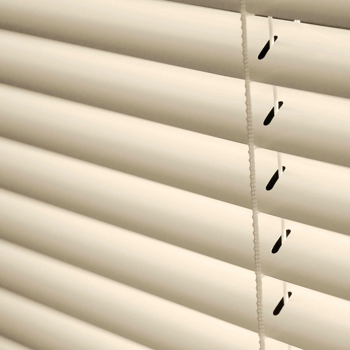 JALOUSIEN vinyl venetianische mit Beige Zugschnur 45x130 - Beige, Kunststoff (45/130cm) - STORESDECO