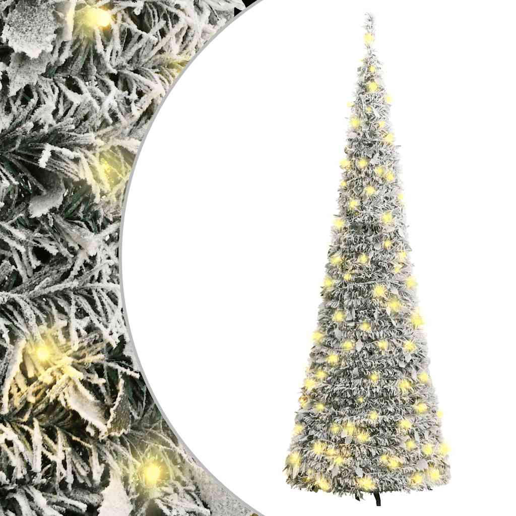 vidaXL Pop-Up-Weihnachtsbaum Weiß 150 cm
