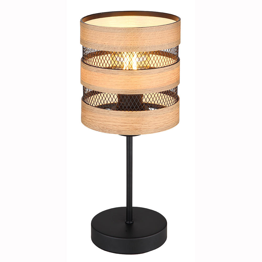 Globo Lighting Tischleuchte Braun 15x33.5x15 cm
