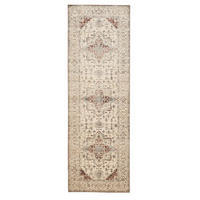 VINTAGE-LÄUFER Miray waschbar 80/240 cm - Rot/Multicolor, Kunststoff (80/240cm) - benuta Nest