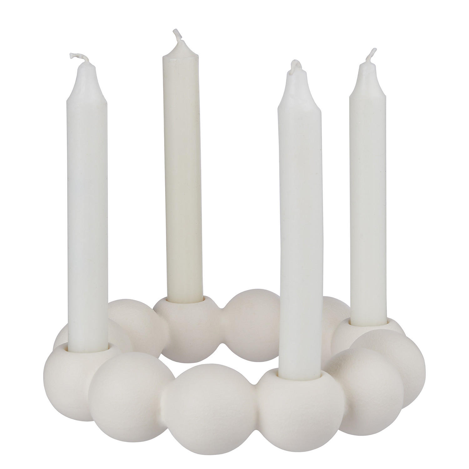 KERZENHALTER Advent Hazy Shades - Creme, Keramik (21/5/21cm) - Butlers