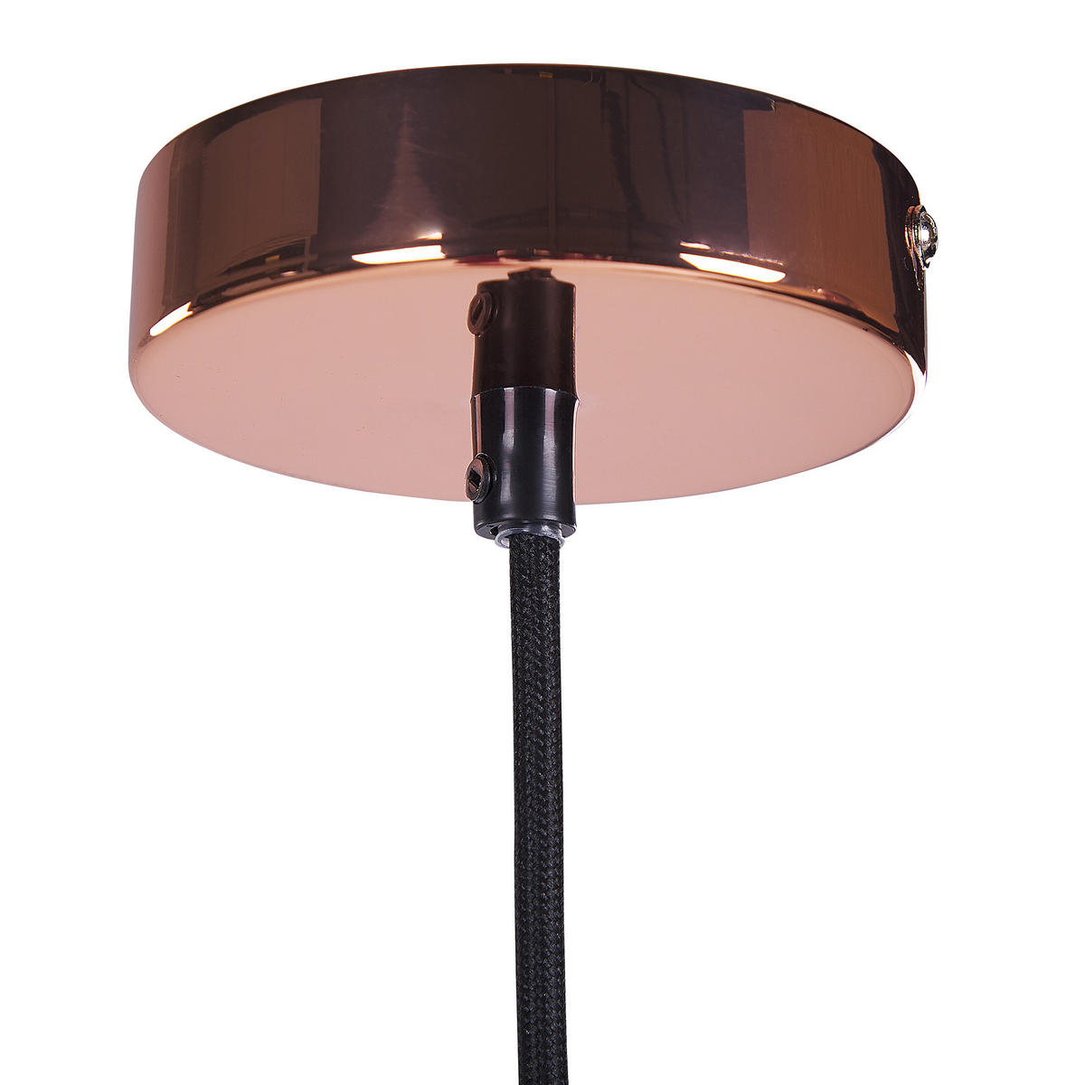 HÄNGELEUCHTE Curone 25/25/129 cm - Transparent, Glas (25/25/129cm) - Beliani