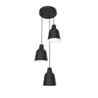 HÄNGELEUCHTE Dong Komposition - Schwarz, Metall (35/35/22cm) - Lumicom