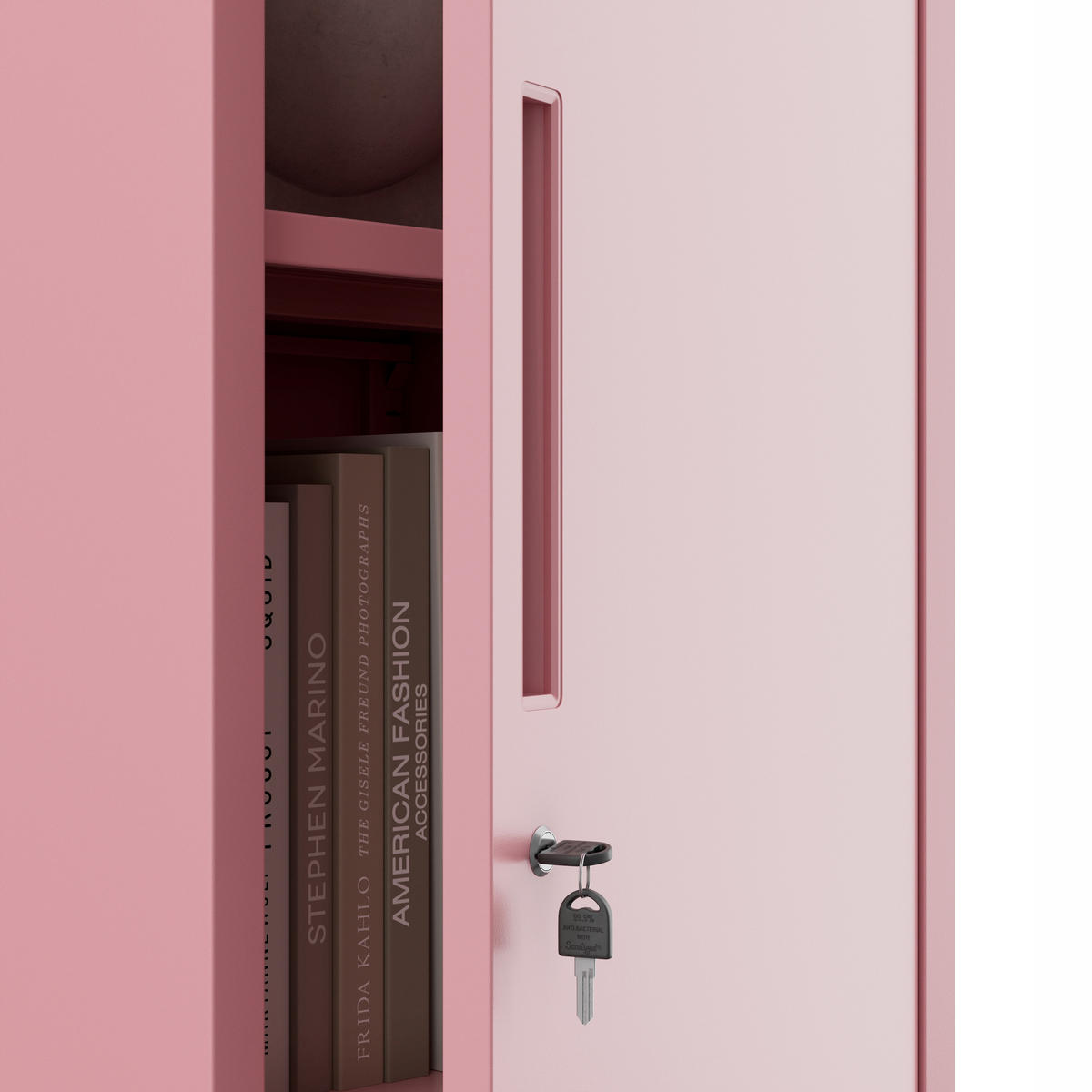 BÜRO Aktenschrank ALEX Fresh Style - Rosa, Metall (45/185/40cm) - Jan Nowak