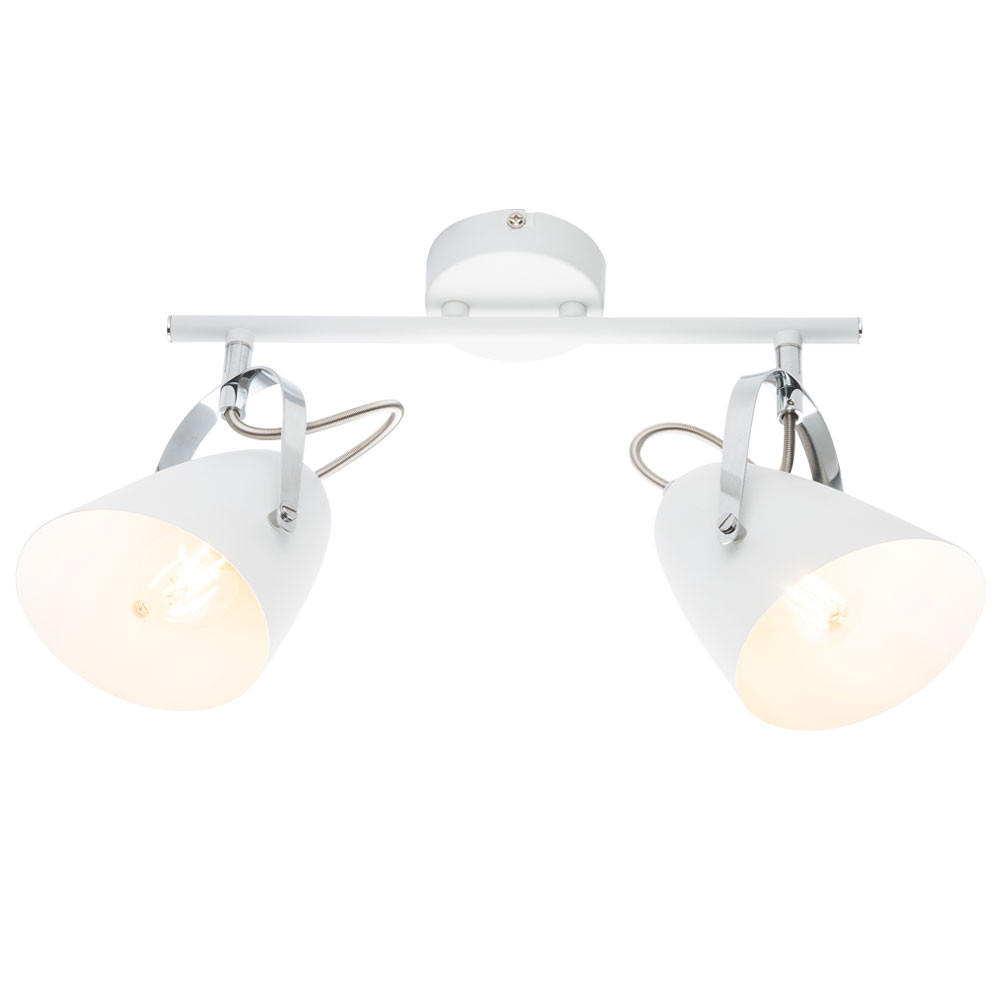 DECKENLEUCHTE ARMECA Metall Weiß - Weiß, Metall (32.5/11.5/24cm) - Globo Lighting