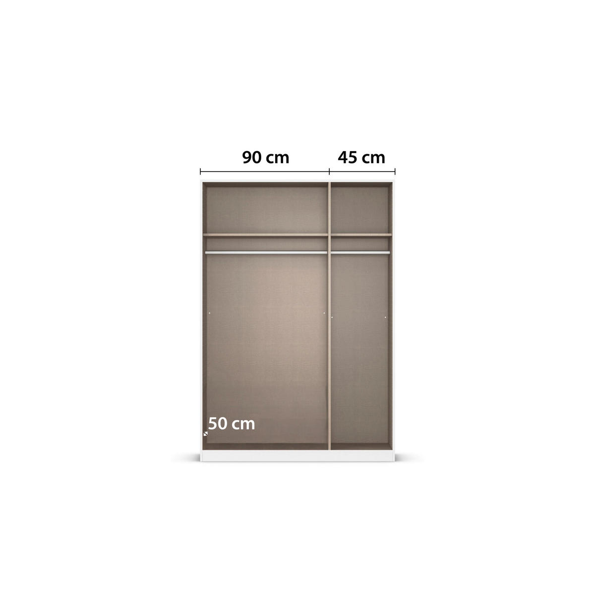 JUGENDZIMMER Frieda in Beige 5-teilig mit 3 türigem Kleiderschrank ohne Schubkästen, 140er Jugendbett, Nachttisch, Schreibtisch mit Container - Beige, Holzwerkstoff (80/200/120cm)