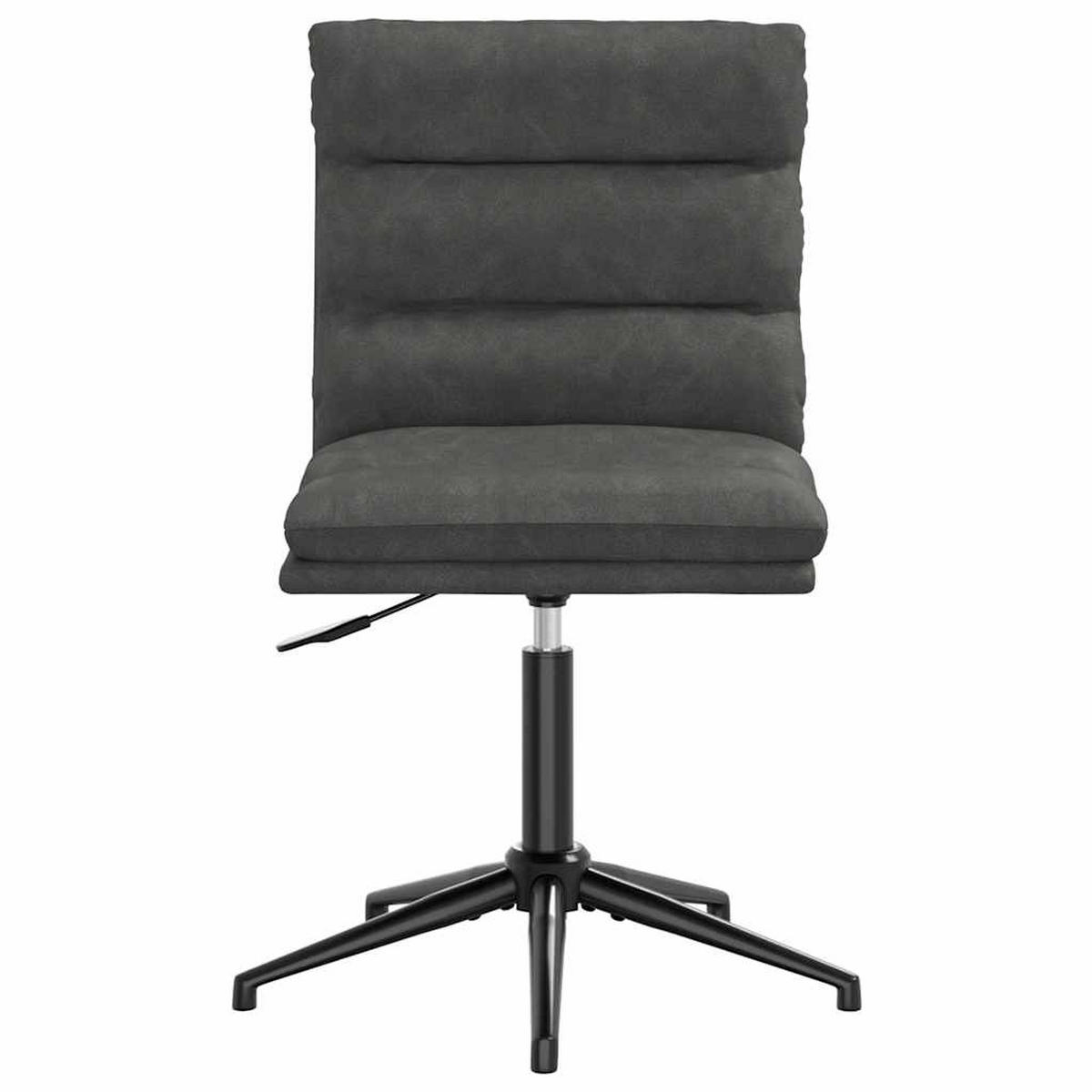 STUHL-SET 2 Stk Korngrafenhain 44/84/50 cm - Schwarz, Leder (44/84/50cm) - ZMH