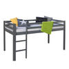 HOCHBETT 90/200 cm Grau - Grau, Holz - Homestyle4u
