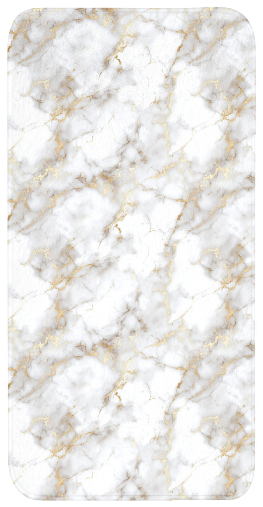 KOUPELNOVÁ PŘEDLOŽKA Zlaté žilky - Mramor - Bílý 60x120 cm - bílá, textil/plast (60/120cm) - OnlyWow