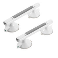 HALTEGRIFF – Grau – Tragkraft 110 kg – 31,7 x 8 x 10 cm – 2er-Pack - Grau, Kunststoff (32/17.5/8.5cm)
