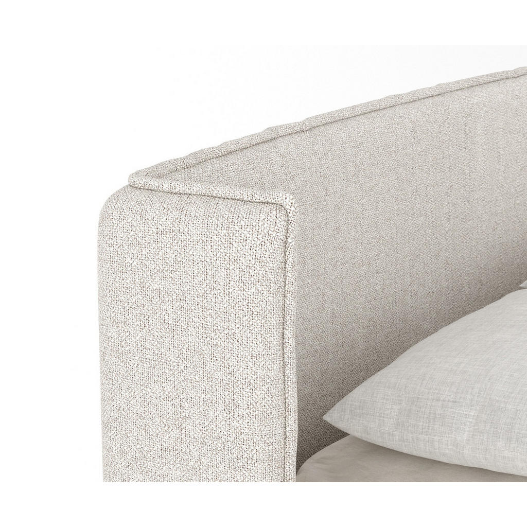 Thumbnail - Maison de Reve Boxspringbett, Beige, Textil, Buche, Kiefer, H2 + H3, Höhe ca. 36 cm, 200x200 cm, FSC 100%, Made in EU, O...