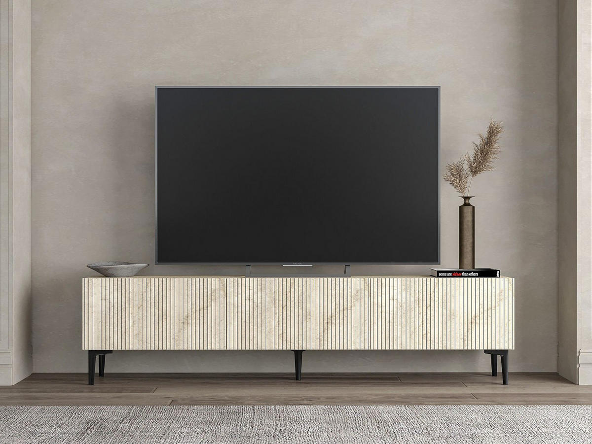 TV-MÖBEL oscar beige - Beige, Holz (31/45/180cm) - Habitat Garten