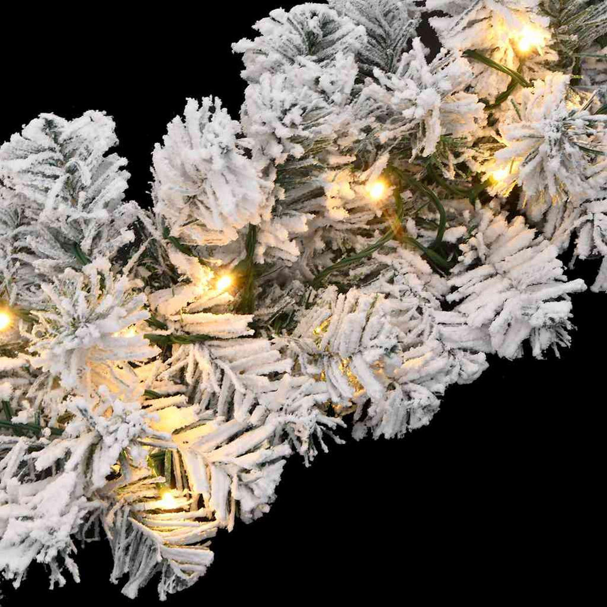 WEIHNACHTSGIRLANDE 1000 Cm Grün Pvc - Grün, Kunststoff (1000cm) - vidaXL