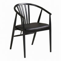 MATSTOL Asti 54 x 57 x 78 cm – svart - Svart, Bokträ/Trä (54/78/57cm) - ebuy24