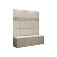 GARDEROBEN-SET Orion V - Kaschmir/Creme, Holzwerkstoff/Kunststoff (168/186/46cm) - MIRJAN24