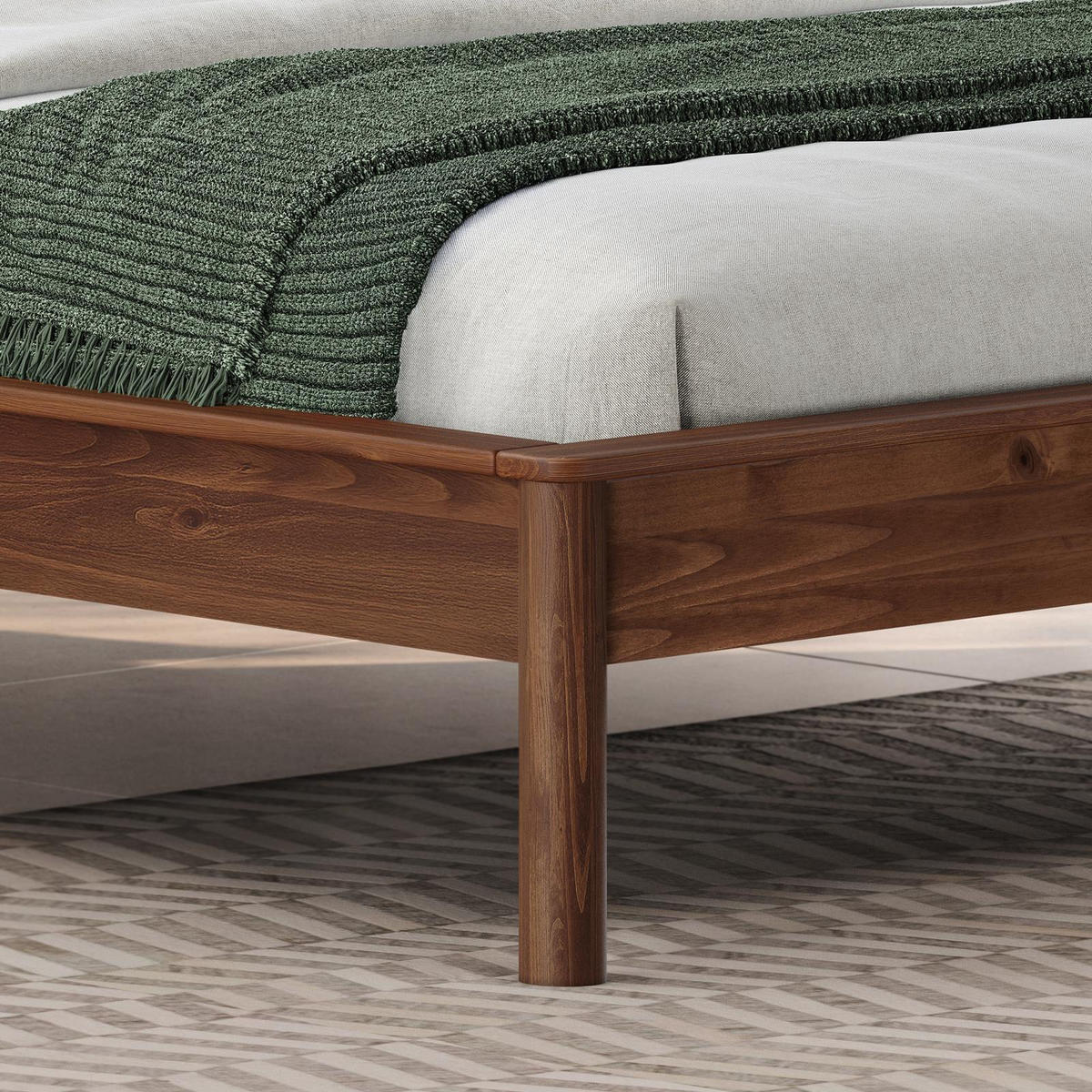 MASSIVHOLZBETT APOANA 180x200 cm Kastanie - Kastanienfarben, Holz (180/200cm) - IDIMEX
