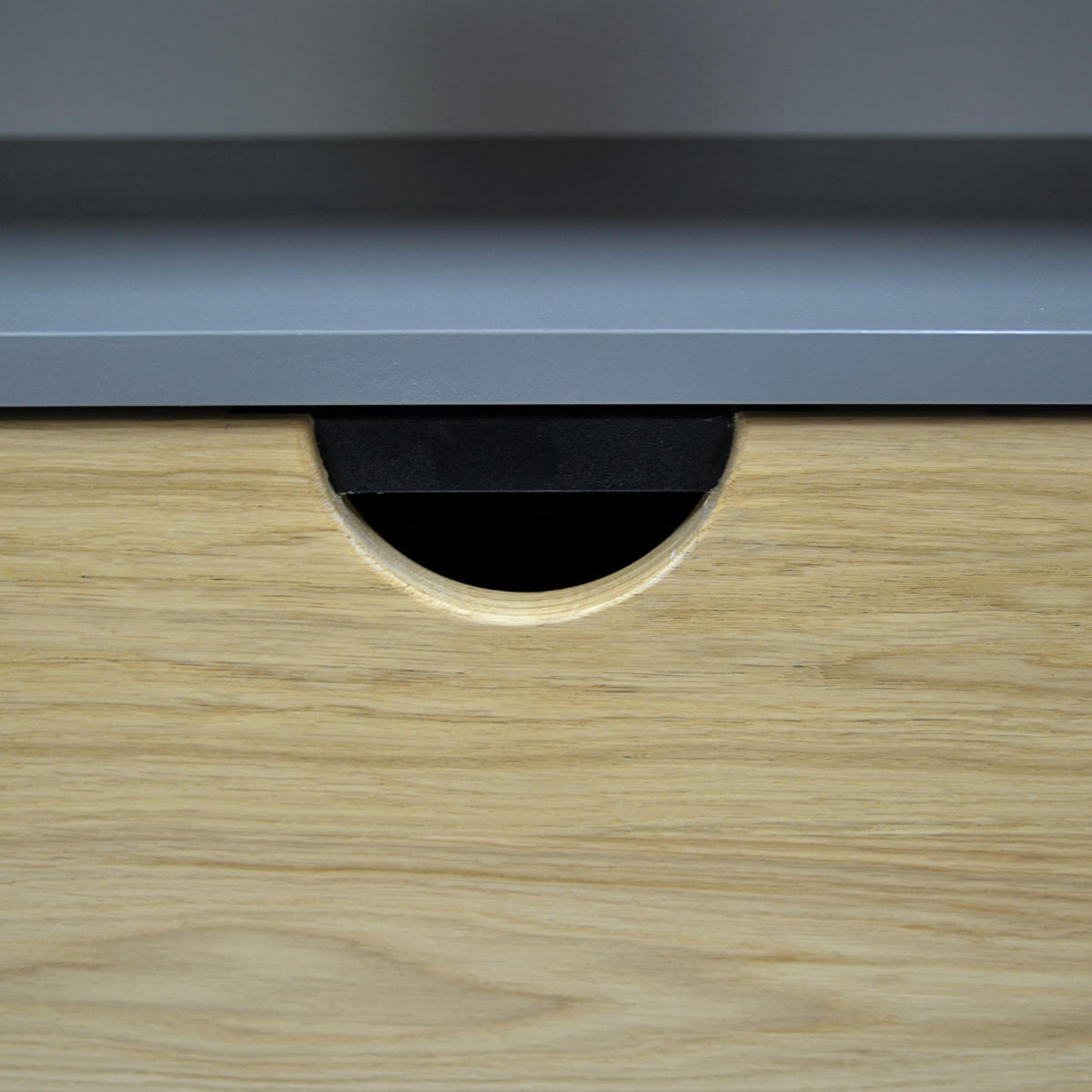 FERNSEHSCHRANK aus Holz und laminierten Platte GRAND - Eichefarben, Holz (150/65/45cm) - Rawood Furniture