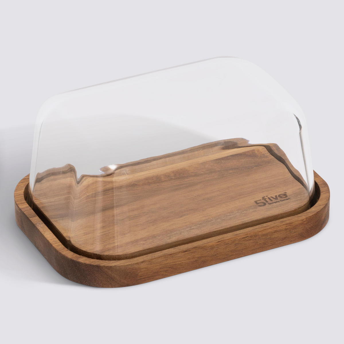 BUTTERDOSE Harmony Transparent 17,7/12,7/8,4 cm - Transparent, Glas (12.7/8.4/17.7cm) - 5five Simply Smart