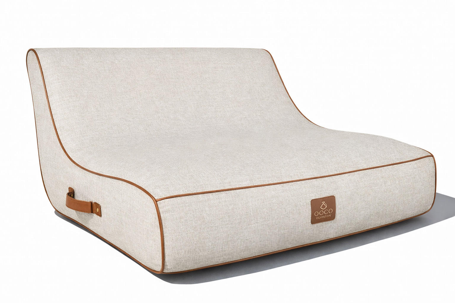 LOUNGESOFA ALIZÉ Weiß - Creme/Weiß, Kunststoff/Textil (160/75/105cm) - Coco Lounge